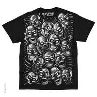 Thumbnail for Skull Pile Gray T-Shirt