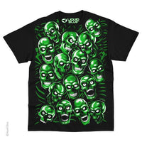 Thumbnail for Skull Pile Green T-Shirt