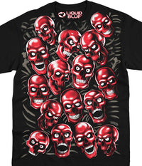 Thumbnail for Skull Pile RED/BLA T-Shirt
