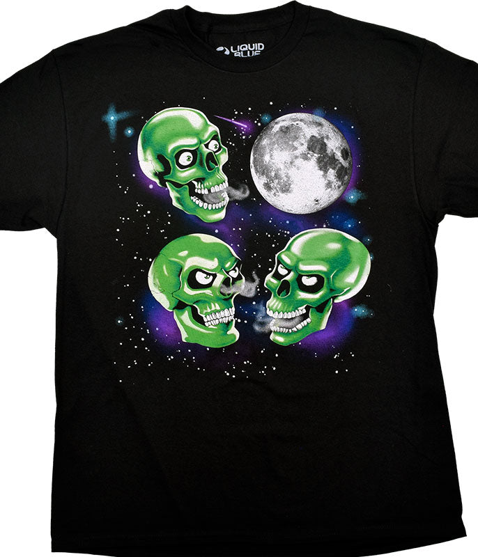 Three Skull Moon T-Shirt