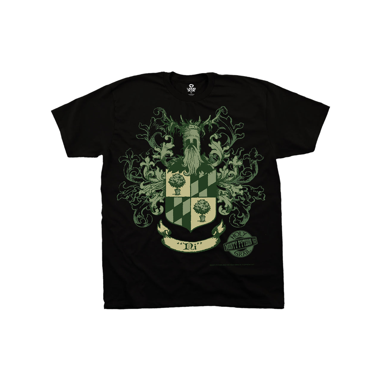 Knights Of Ni Crest Black T-Shirt