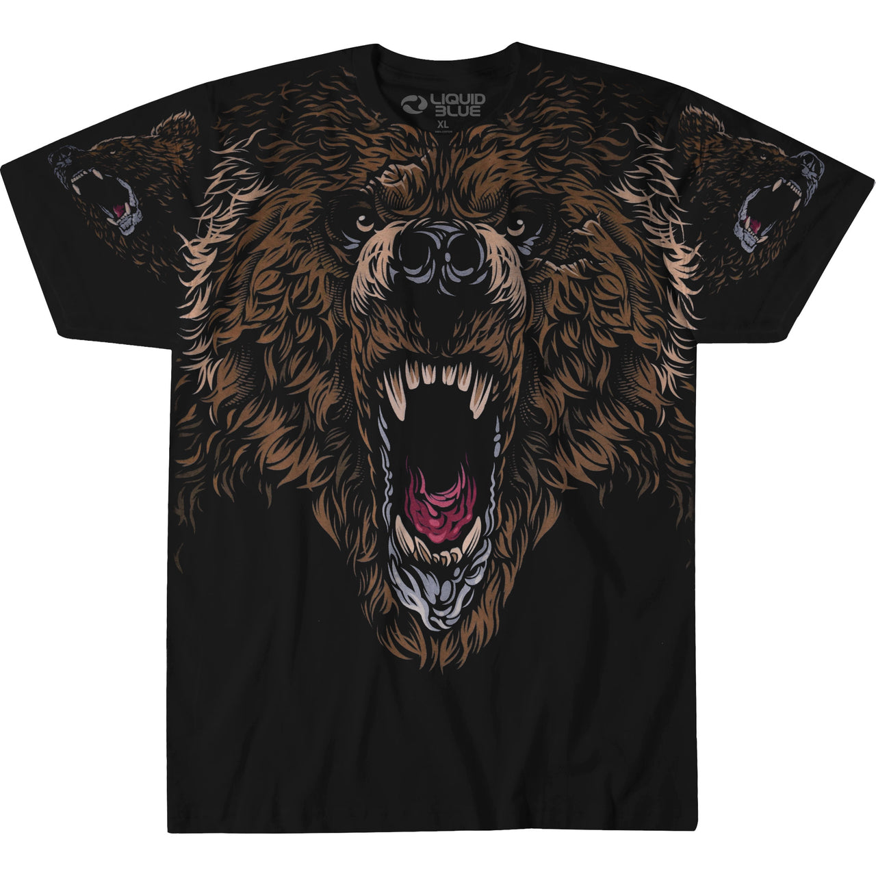 Grizzly Attack Black T-Shirt