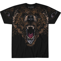 Thumbnail for Grizzly Attack Black T-Shirt
