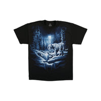 Thumbnail for Snow Tiger Black T-Shirt