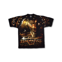Thumbnail for Tribal Lion Black T-Shirt