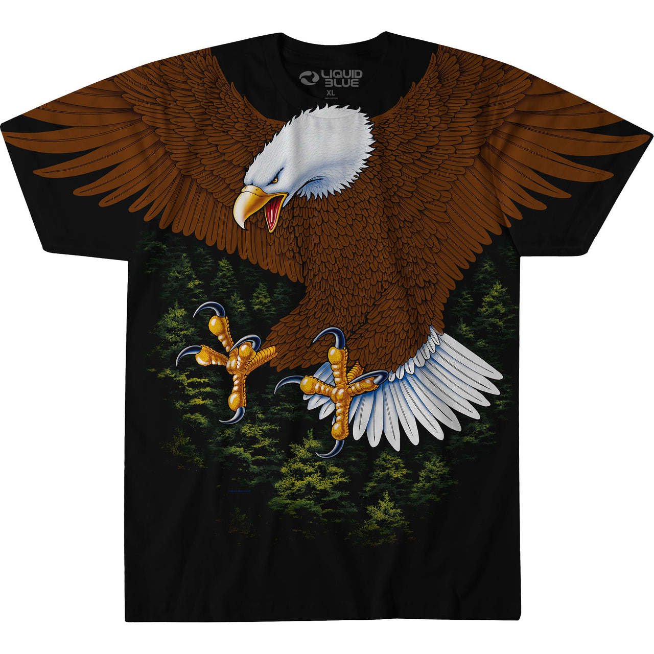 Vintage Eagle Black T-Shirt