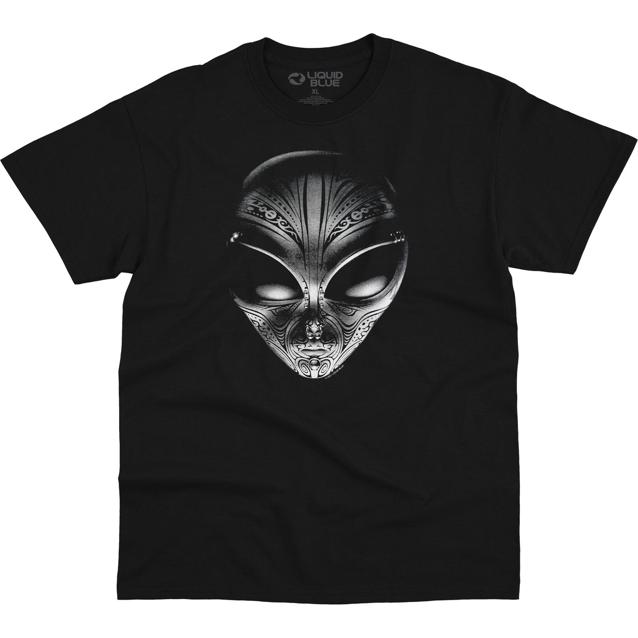Tribal Alien Black T-Shirt