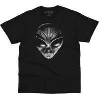 Thumbnail for Tribal Alien Black T-Shirt