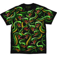 Thumbnail for Snake Pile Black T-Shirt