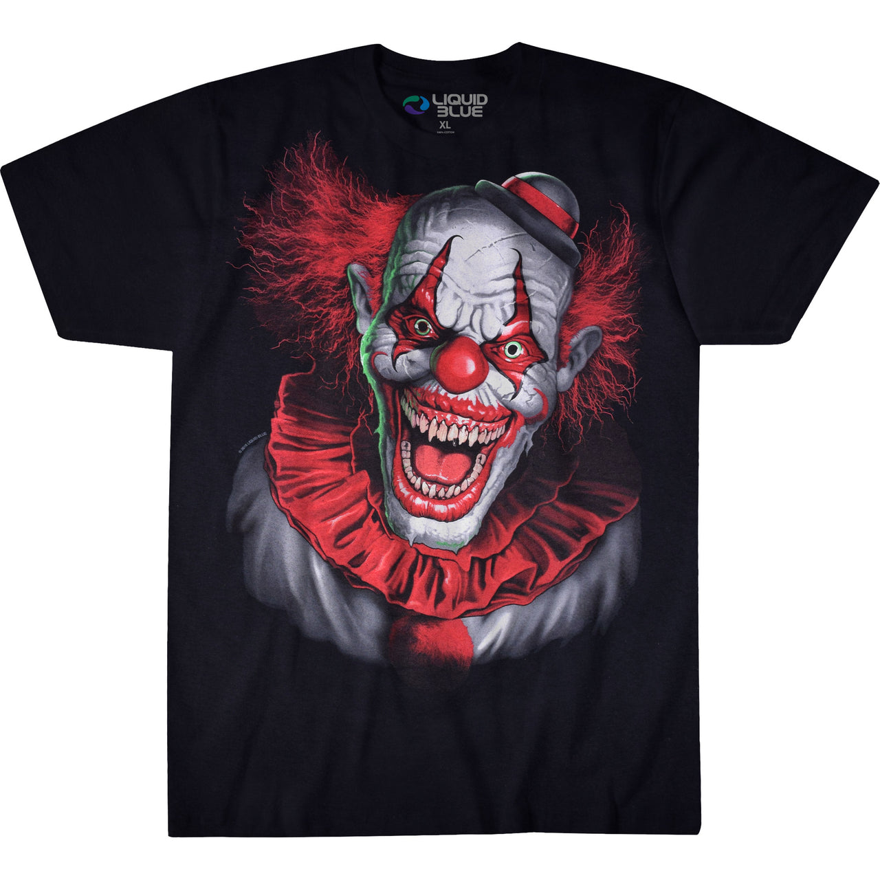 Scary Clown Black T-Shirt