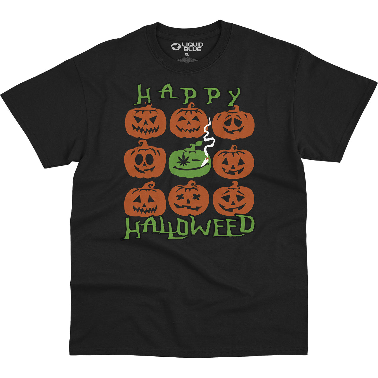 Happy Halloweed Black T-Shirt