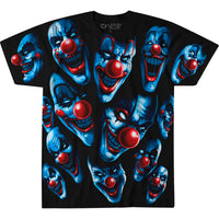 Thumbnail for All Over Clowns Black T-Shirt