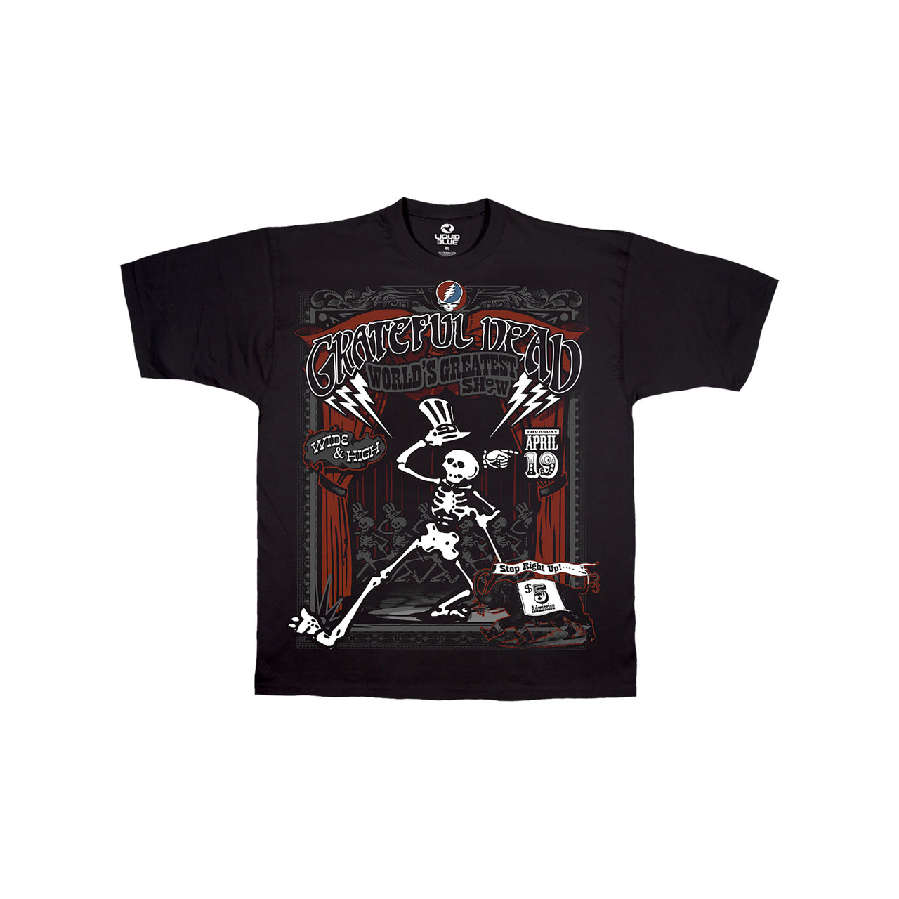 Show Time Black Athletic T-Shirt
