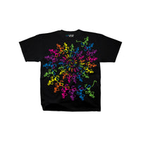 Thumbnail for Spiral Skeletons Black T-Shirt
