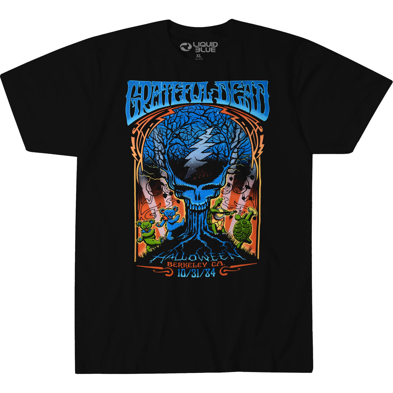Halloween Dead Black Athletic T-Shirt