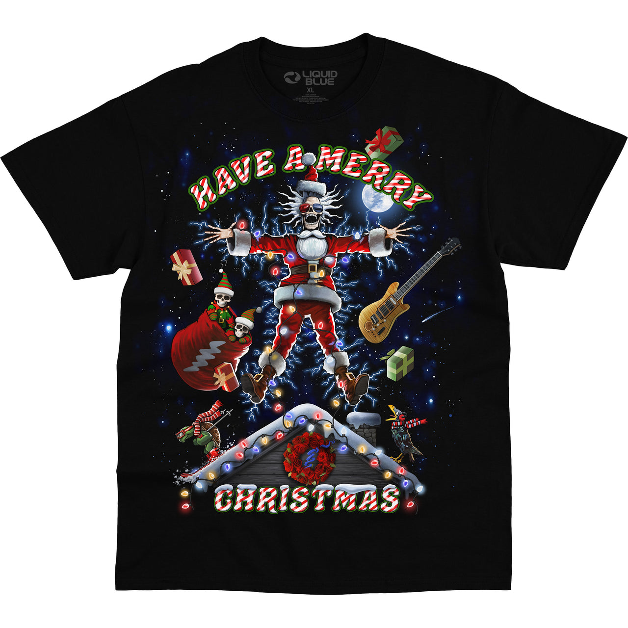 Xmas Shocker Black T-Shirt