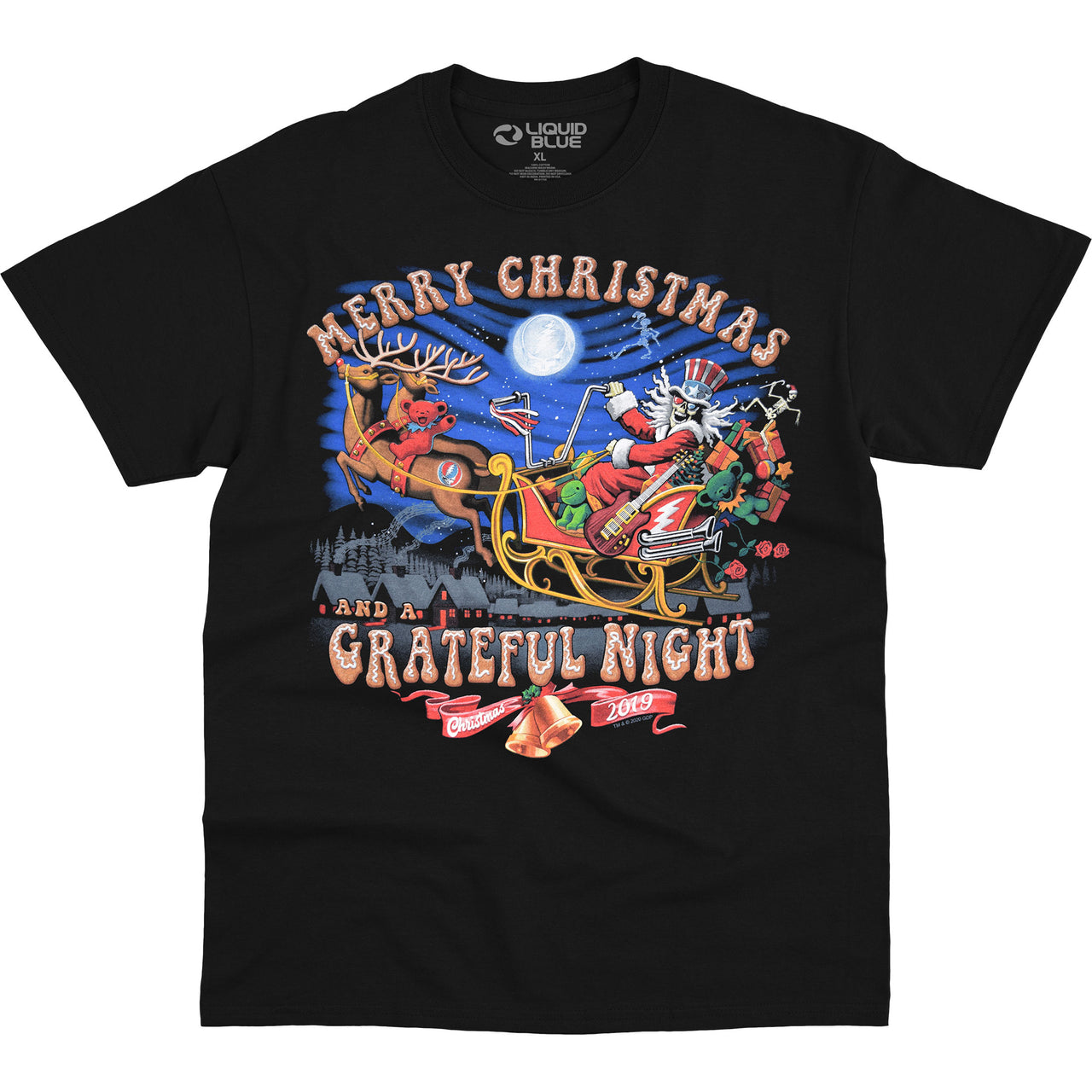 Steal Your Sleigh Black T-Shirt
