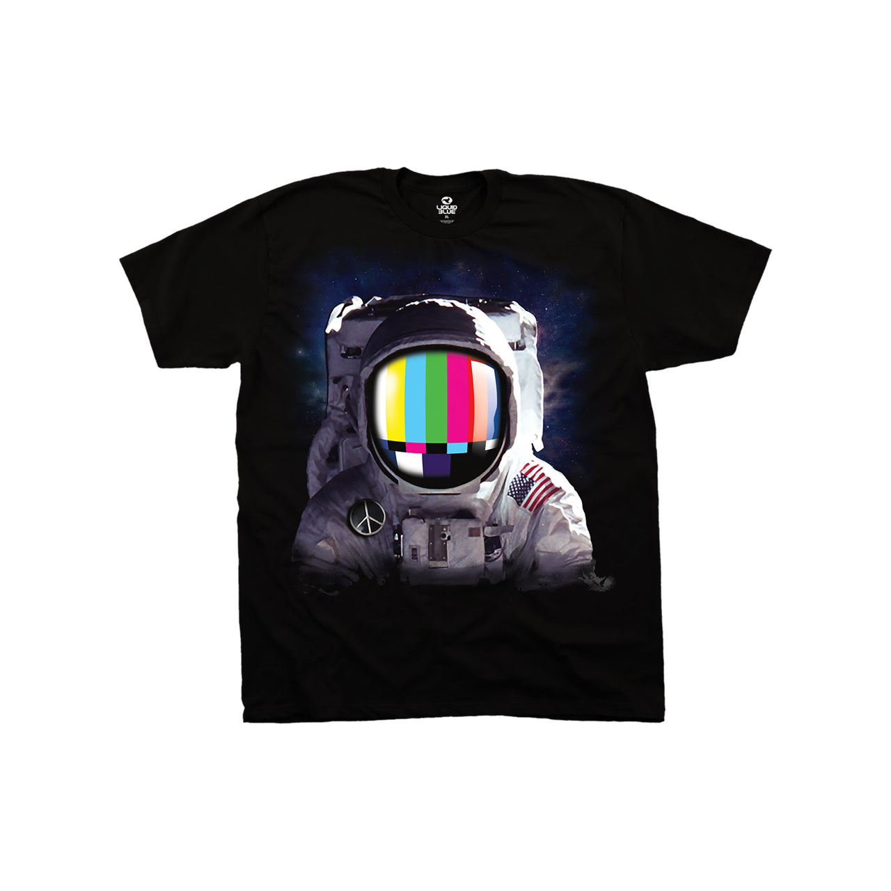 Space Station Black T-Shirt