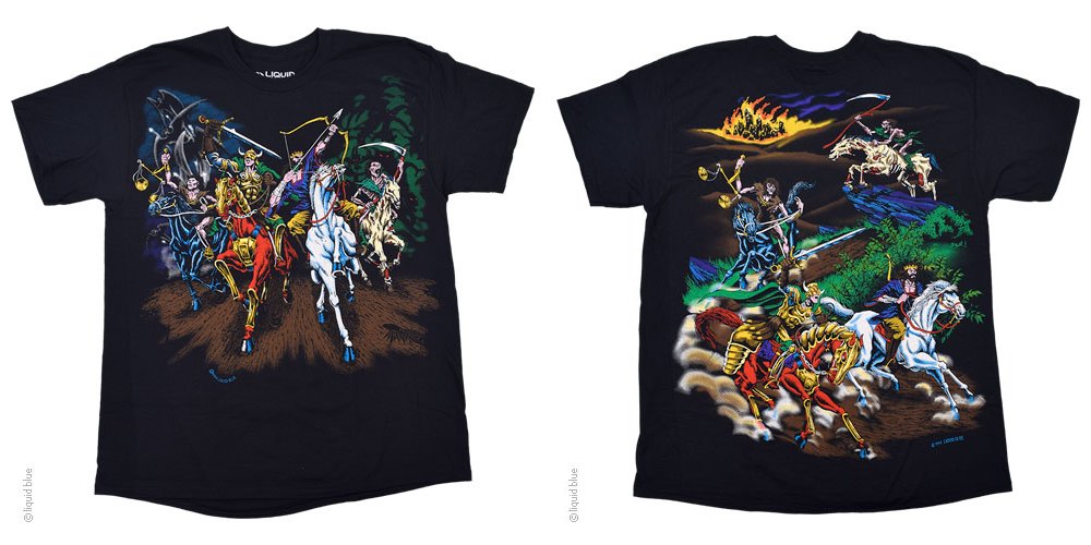 Four Horsemen Dark Fantasy T-Shirt