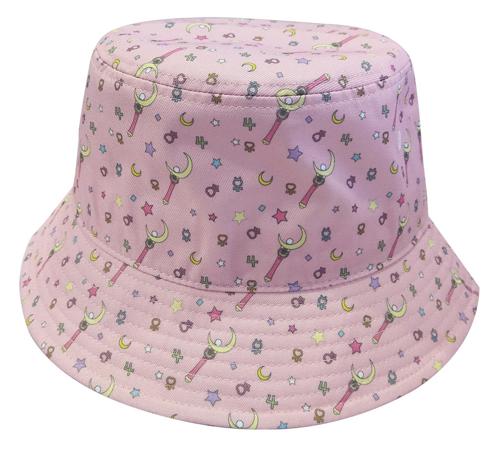 SAILOR MOON- SYMBOLS & WAND BUCKET HAT