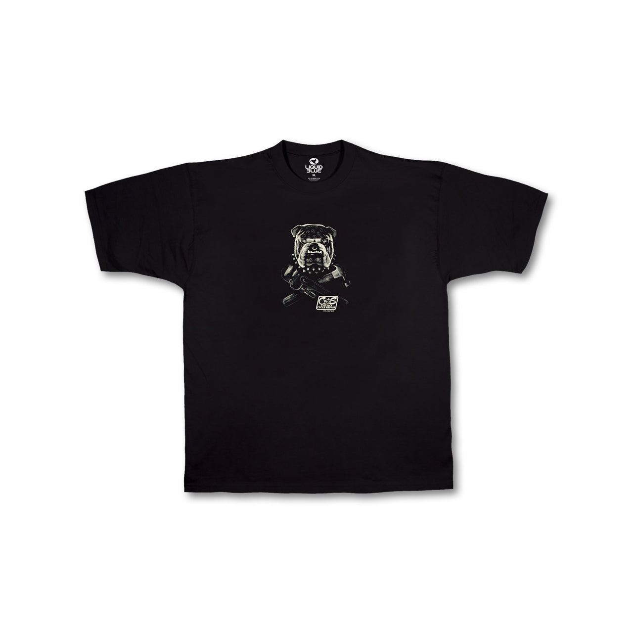 Cats Suck Biker Black T-Shirt