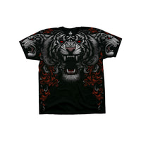 Thumbnail for Three Tiger Roar Black T-Shirt