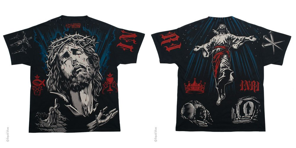 Jesus Ascension All Over Print T-Shirt