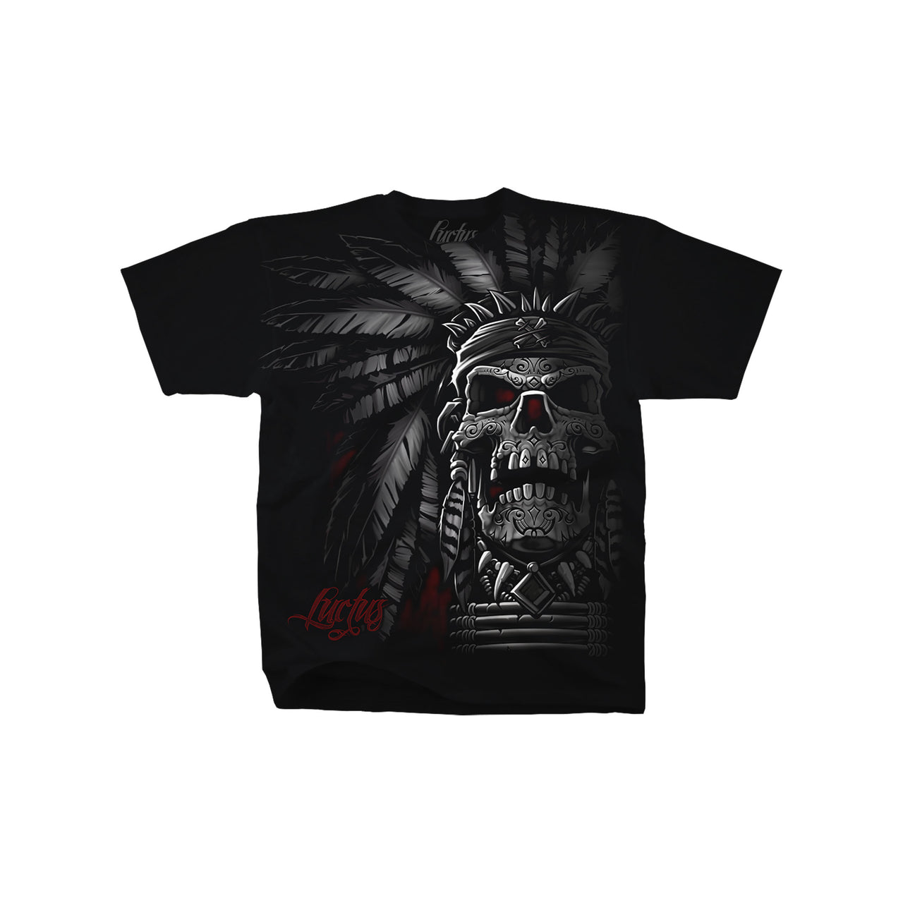 Chief Skull Black T-Shirt