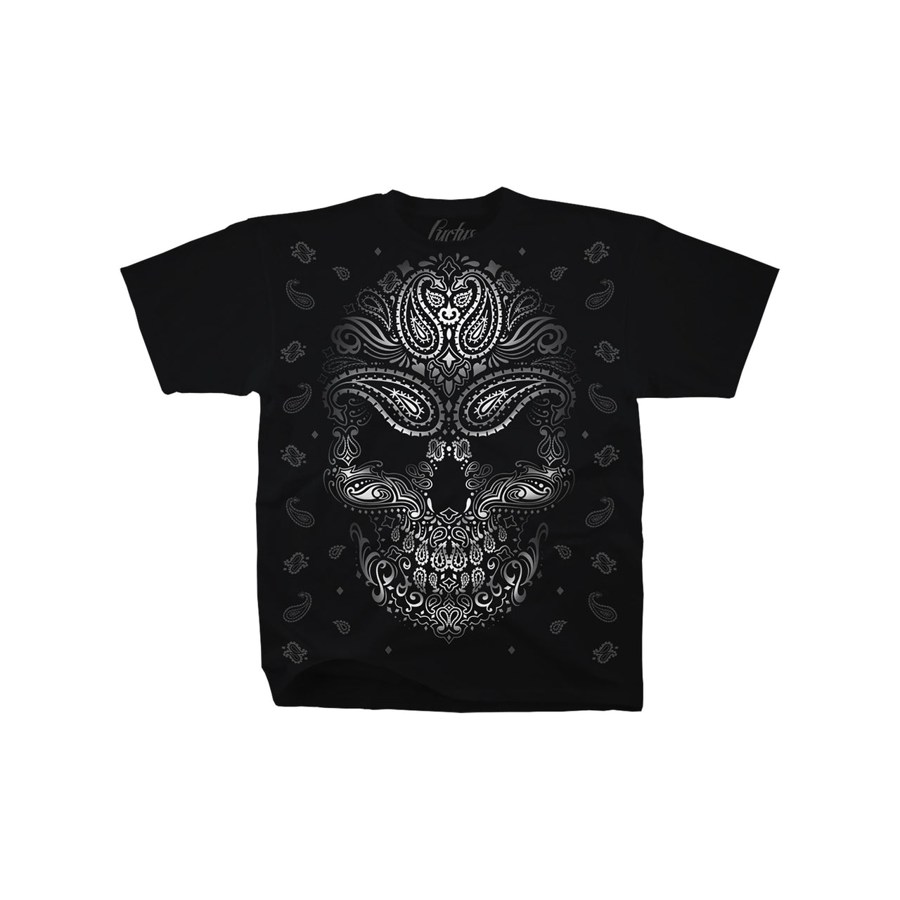 Bandana Skull Black T-Shirt