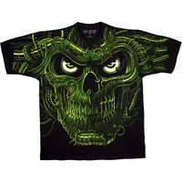 Thumbnail for Terminator Skull Black T-Shirt