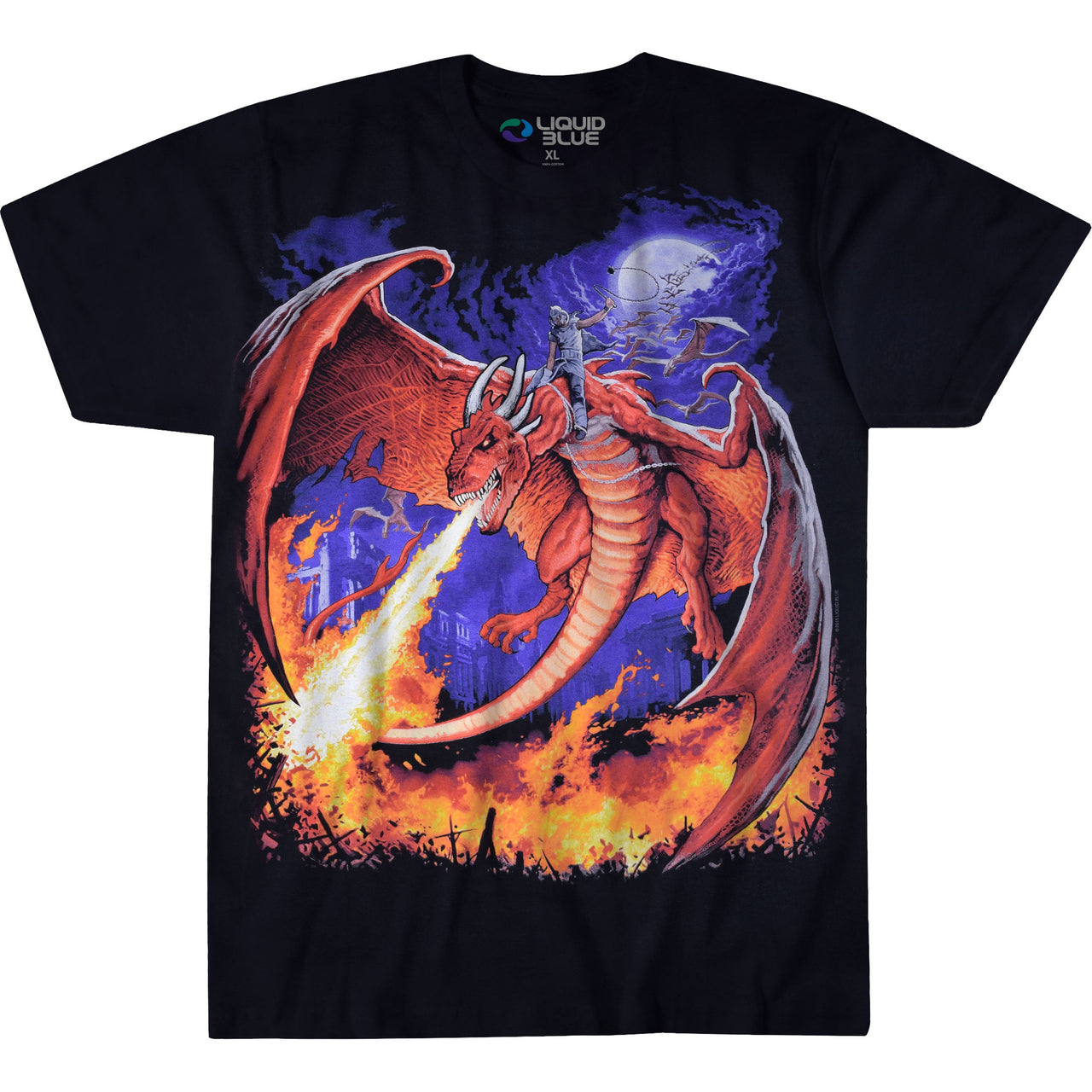 Dragon Fire Black T-Shirt