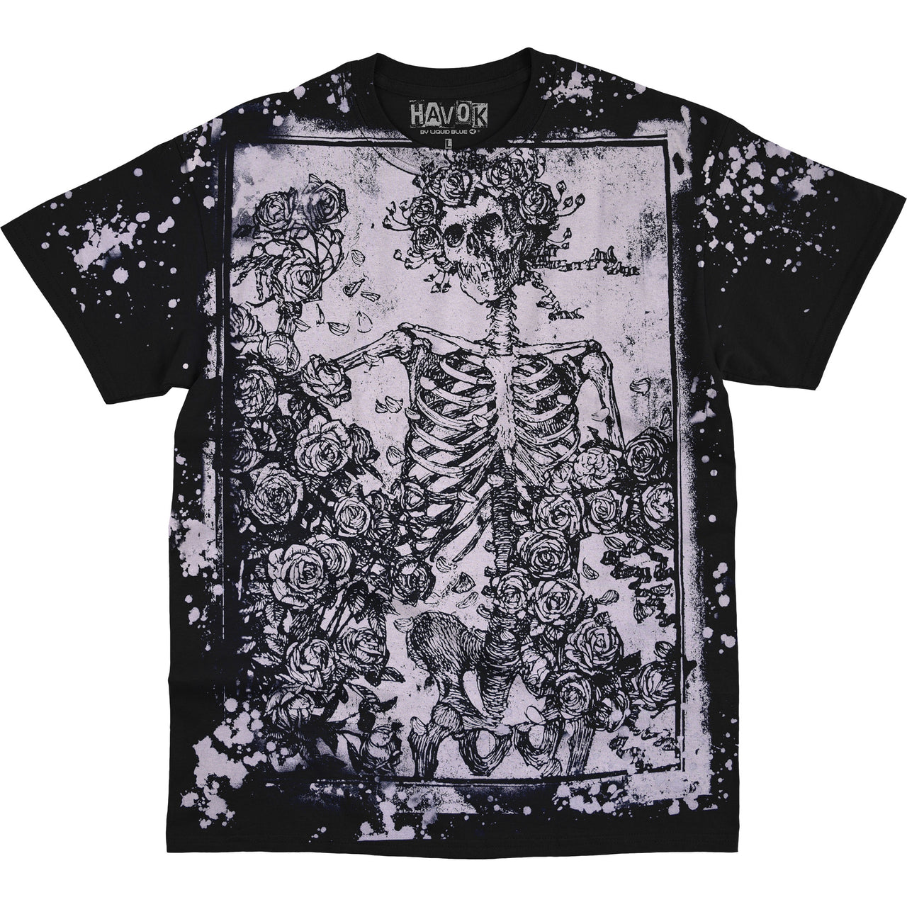 Woodcut Havok Black T-Shirt