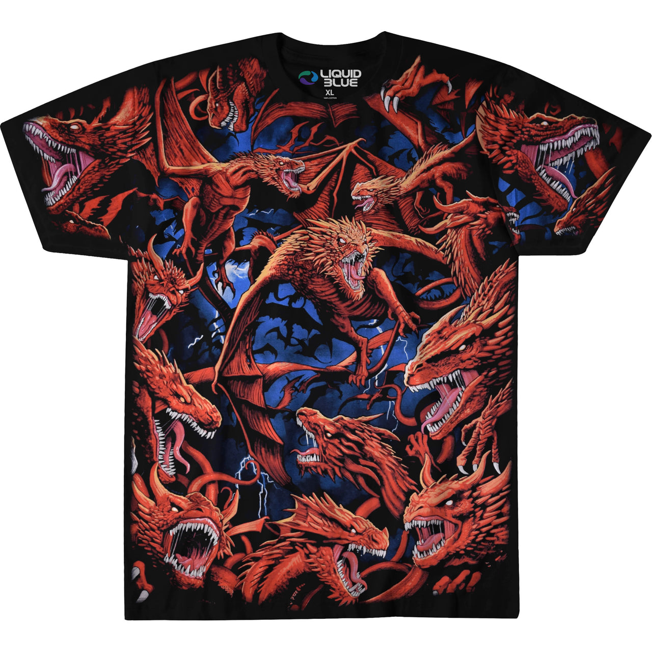 Dragon Storm Black T-Shirt