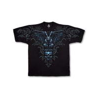 Thumbnail for Gargoyle Skull Black T-Shirt