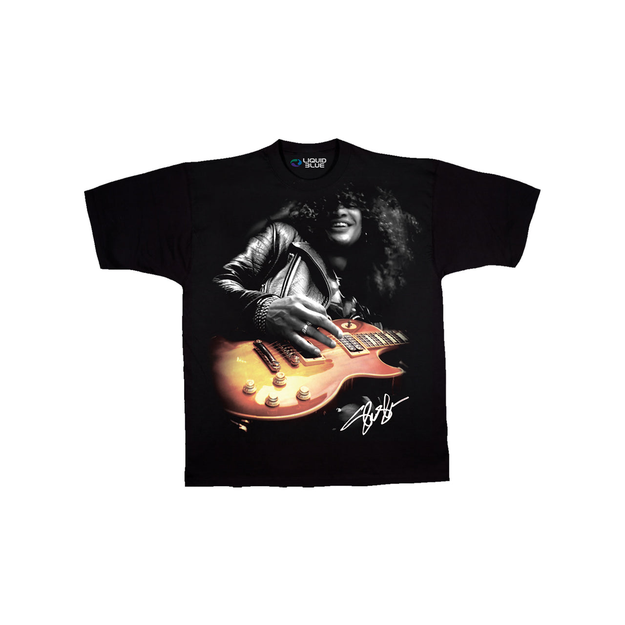 Slash Guitar Black T-Shirt