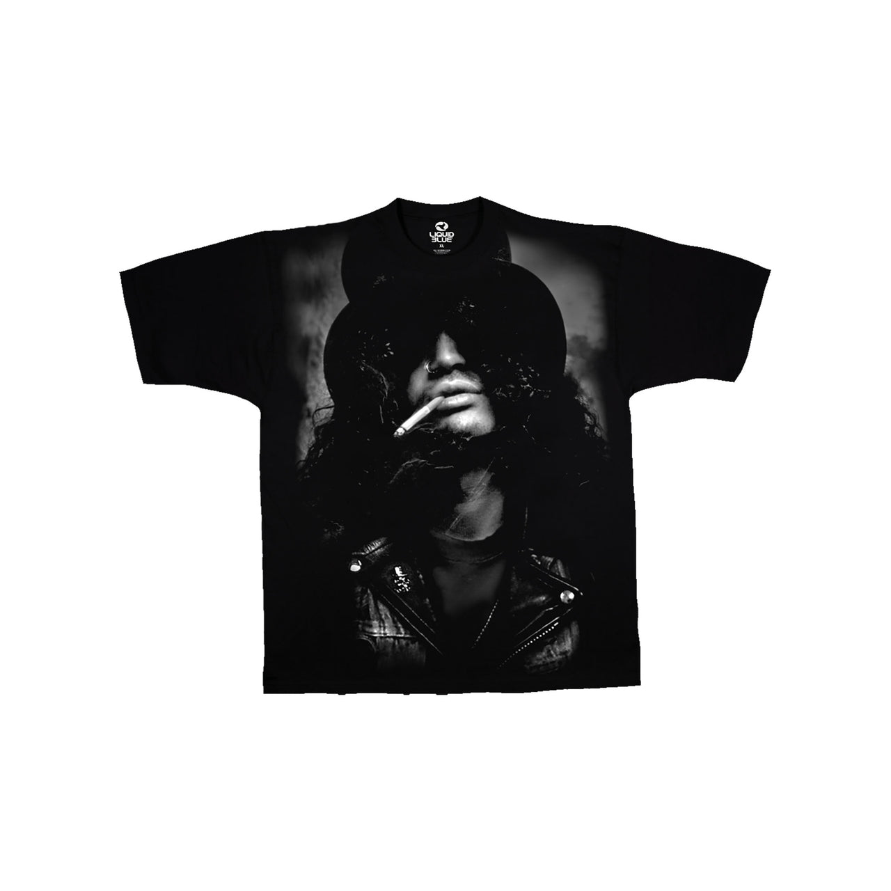 Slash Top Hat Black T-Shirt