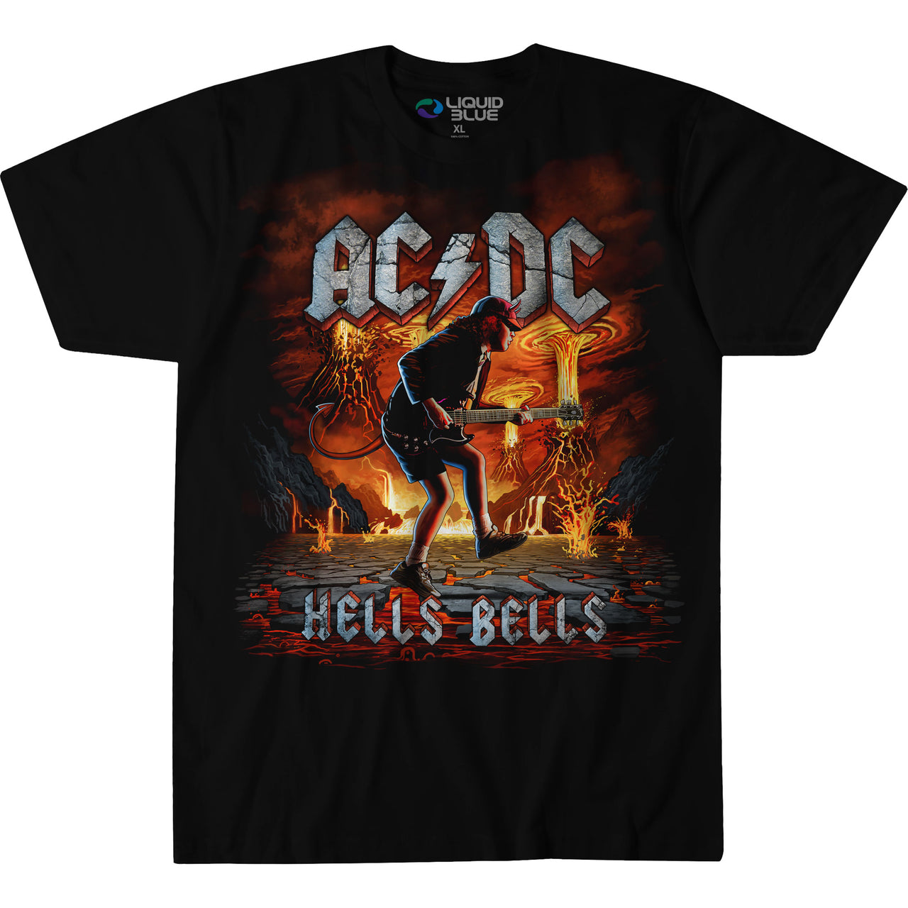 Rock Eruption Black T-Shirt