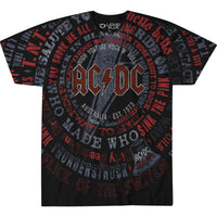 Thumbnail for AC/DC Songs Black T-Shirt