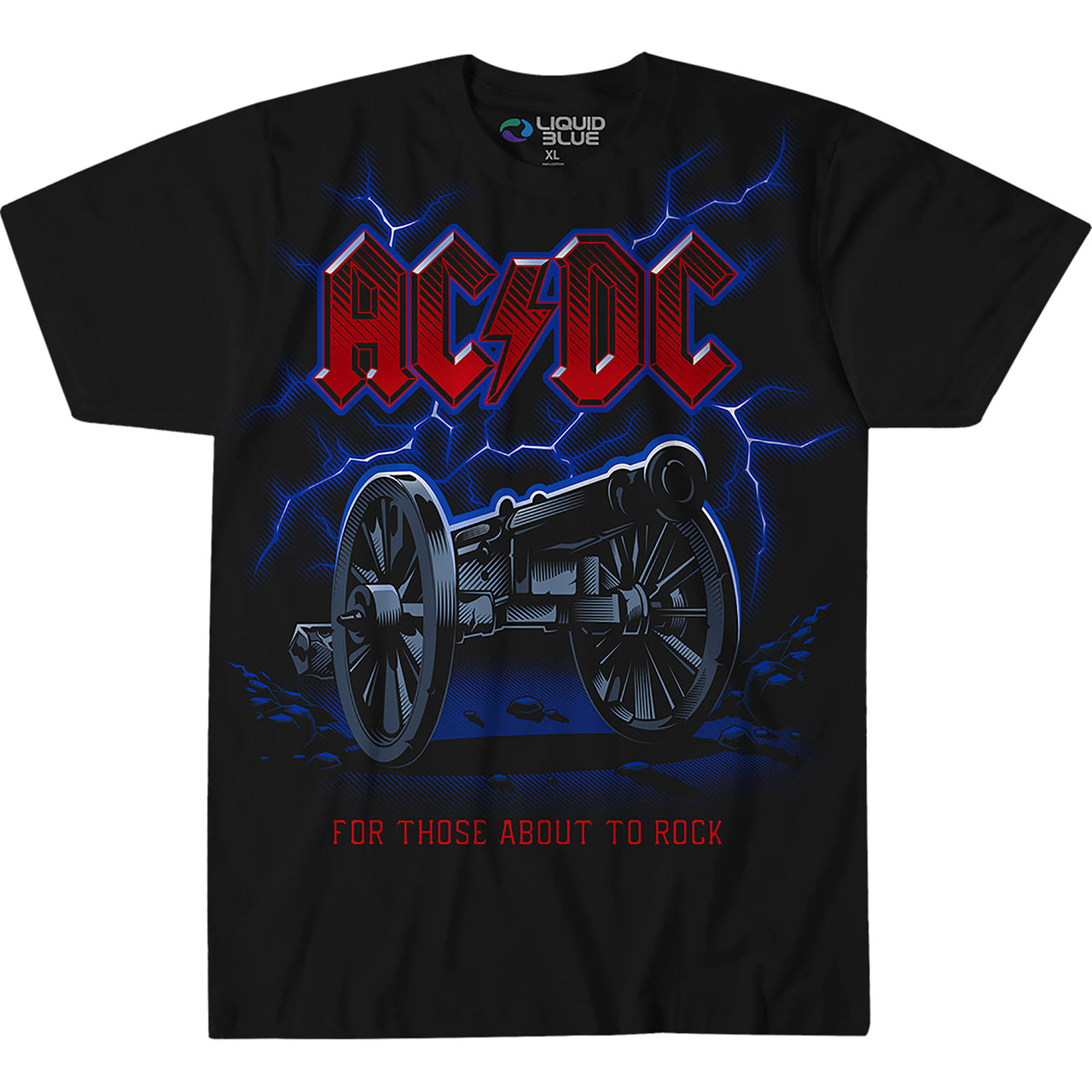 Cannon Lightning Black T-Shirt
