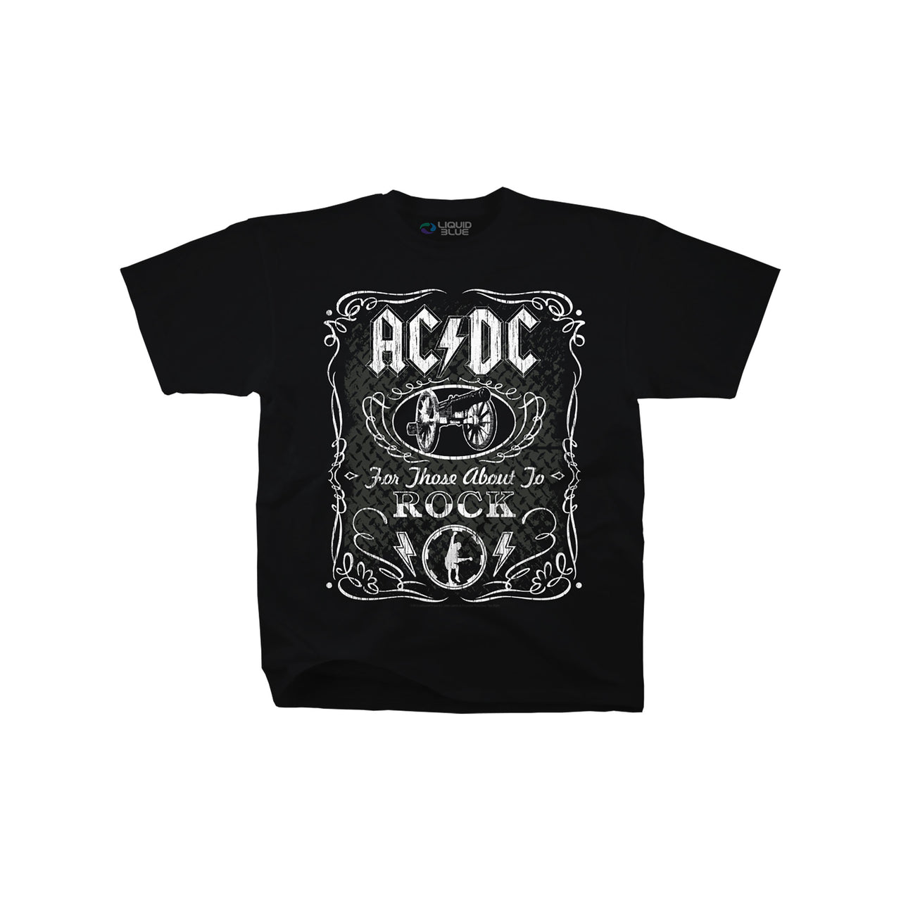 AC/DC Label Black T-Shirt