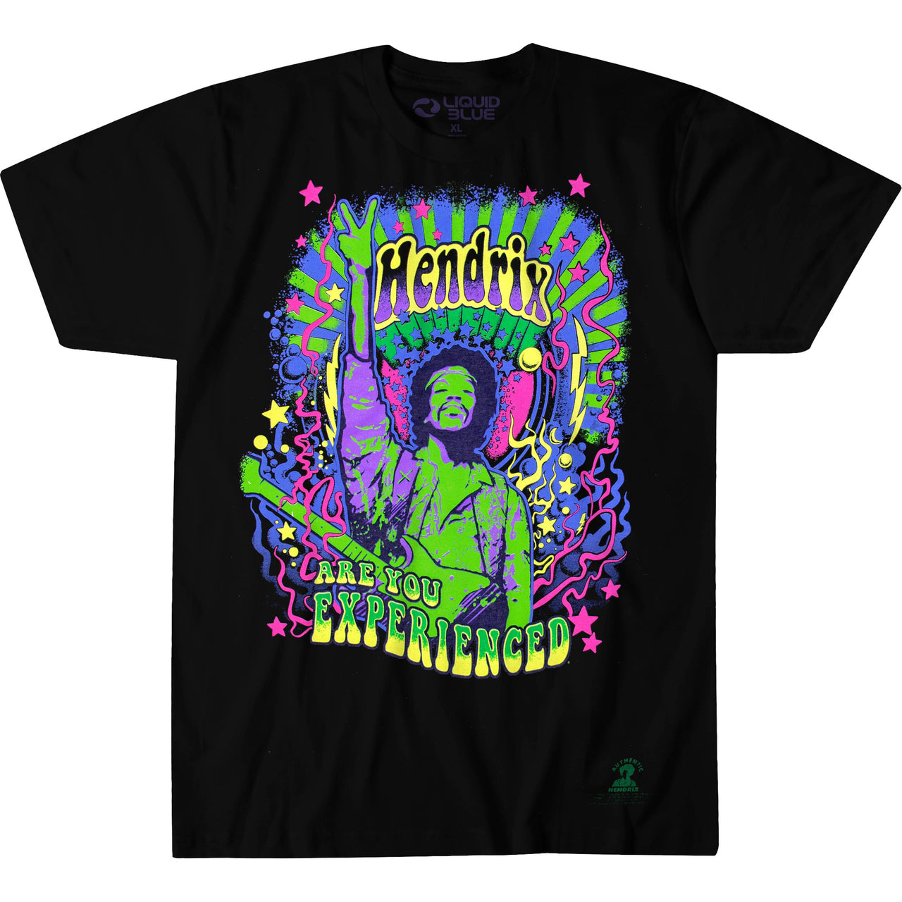 Are You Experienced Black Athletic T-Shirt