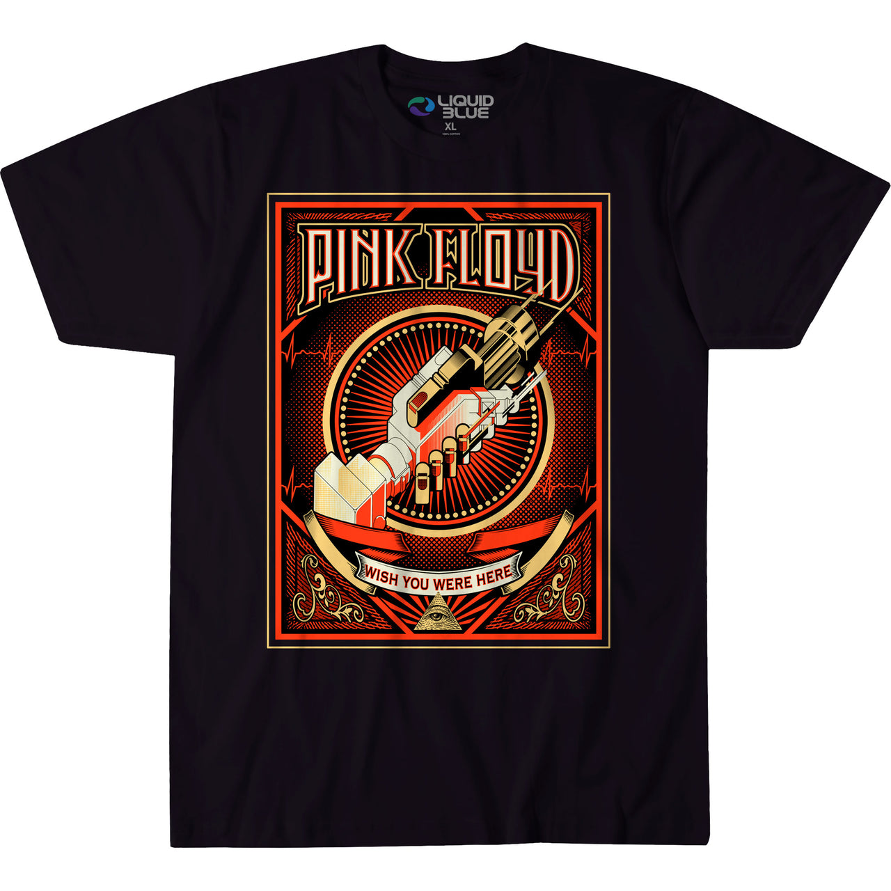 Wish You Were Here Black T-Shirt