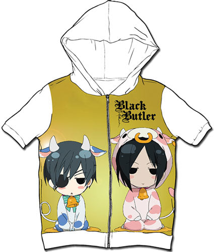 BLACK BUTLER - SD COW CIEL AND SEBASTIAN SUBLIMATED HOODIE