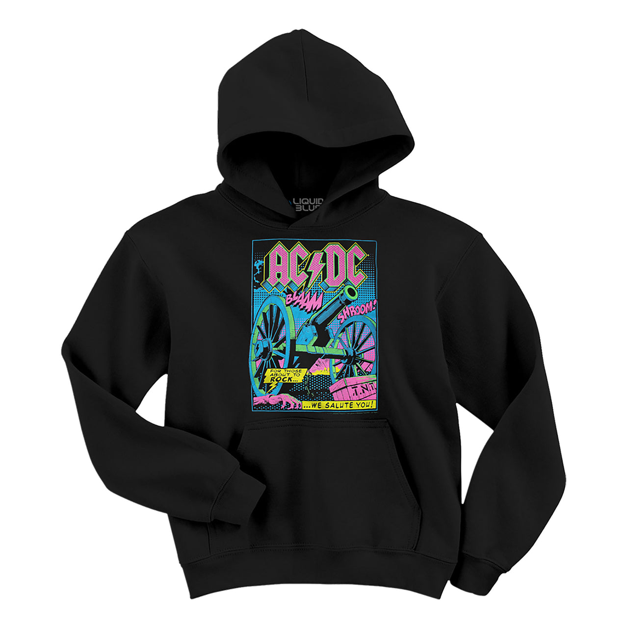 TNT Blacklight Hoodie Black