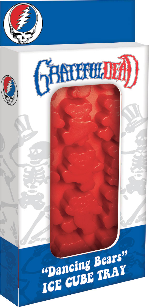 Grateful Dead Dancing Bears Ice Cube Tray (Packaged) – 6 PC PPK
