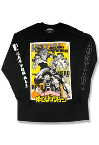 Thumbnail for MY HERO ACADEMIA- GROUP MEN LONG SLEEVE T-SHIRT