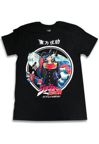 Thumbnail for JOJO'S BIZARRE ADVANTURE DIAMOND IS UNBREAKABLE- JOSUKE & SHINING DIAMOND MEN T-SHIRT