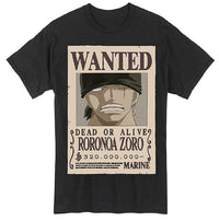Thumbnail for ONE PIECE - ZORO WANTED MENS T-SHIRT