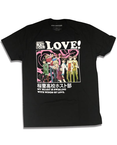 OURAN HIGH SCHOOL HOST CLUB- WINDS OF LOVE MEN T-SHIRT