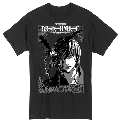DEATH NOTE- LIGHT AND RYUK MEN T-SHIRT